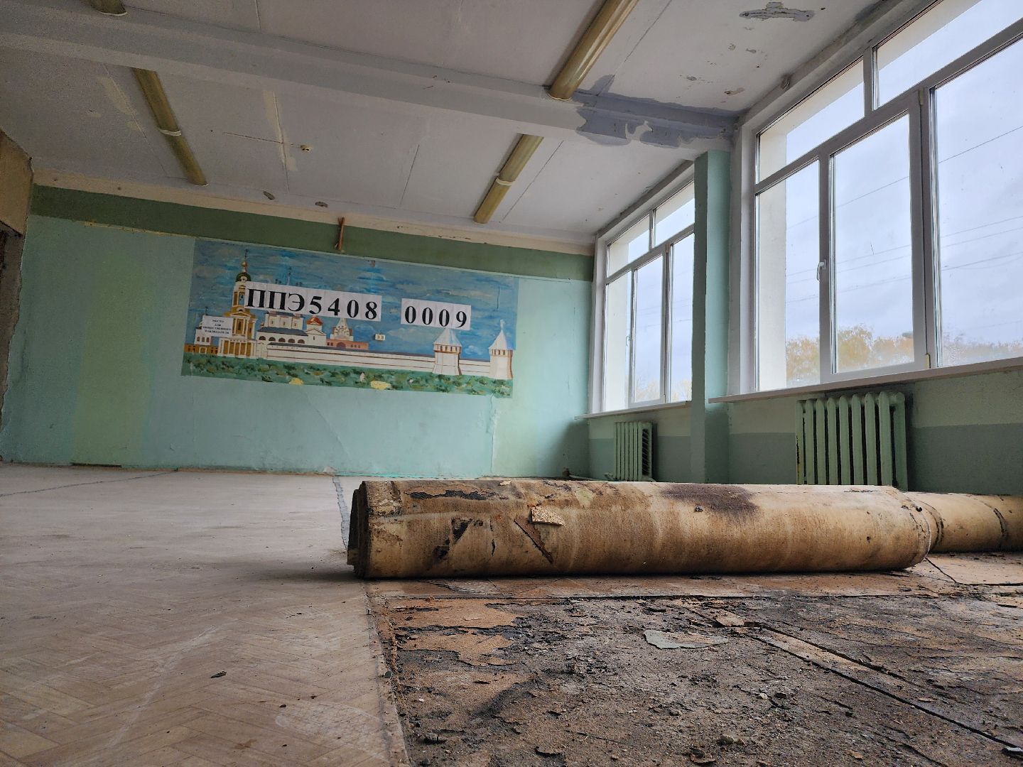 серпухов, ремонт школы, улица советская, образование, демонтаж,