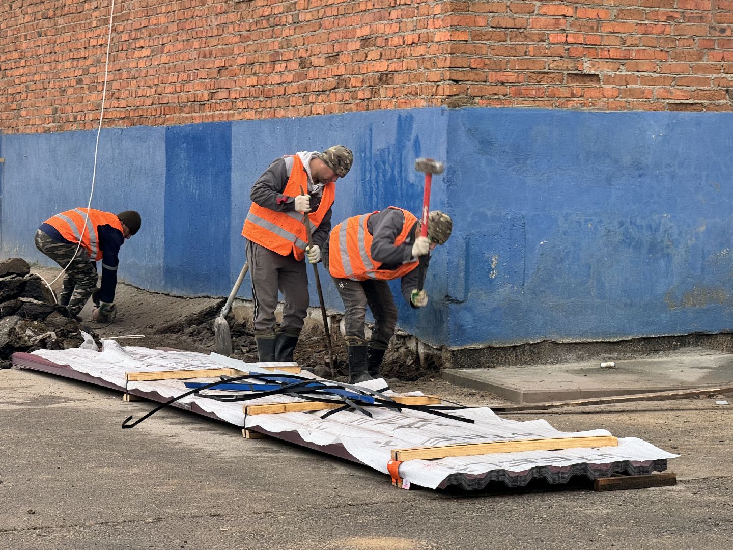 шаховская, ремонт кровли, ремонт отмостки,