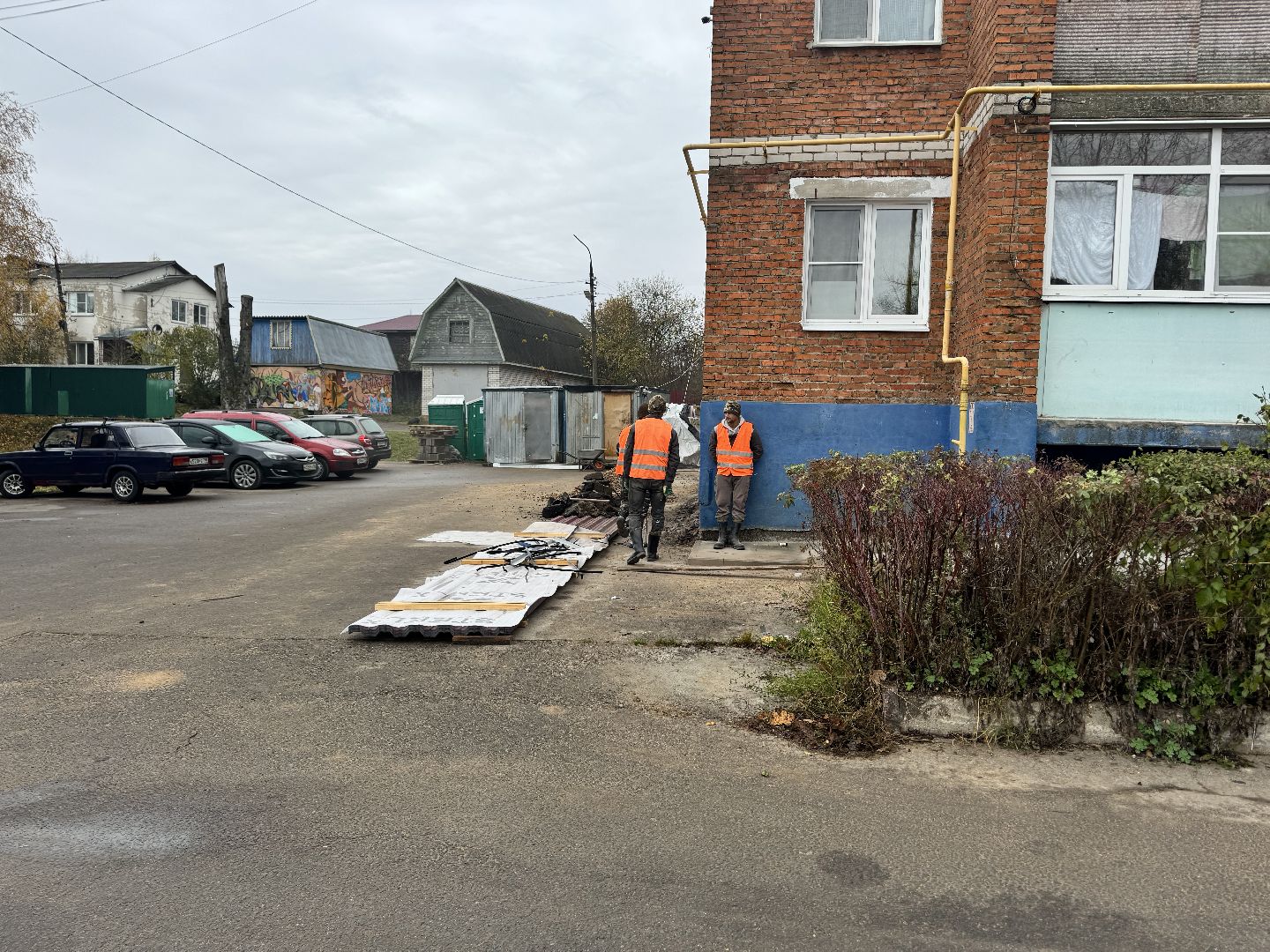 шаховская, ремонт кровли, ремонт отмостки,