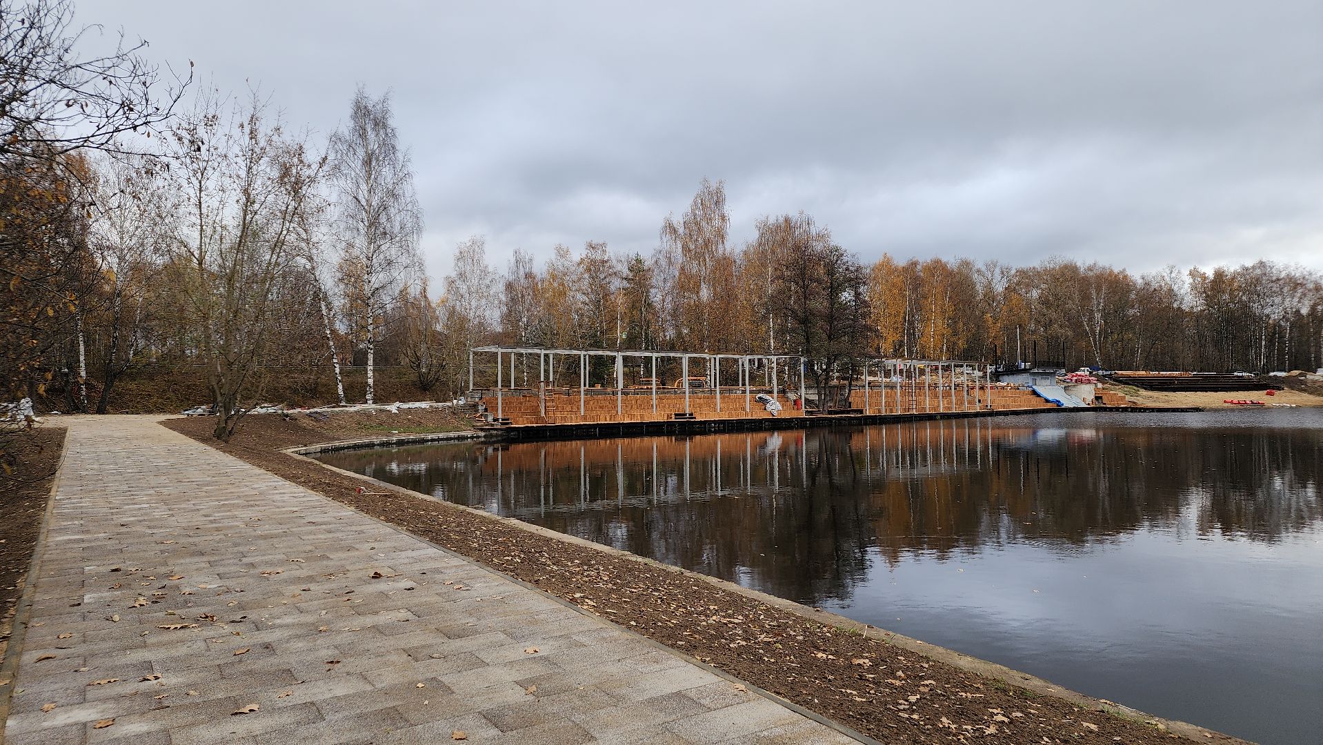 благоустройство, набережная, Лосино-Петровский,