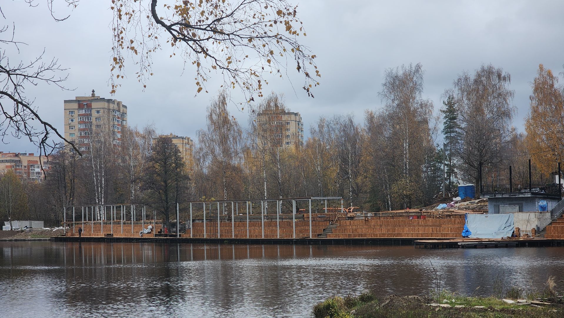 благоустройство, набережная, Лосино-Петровский,