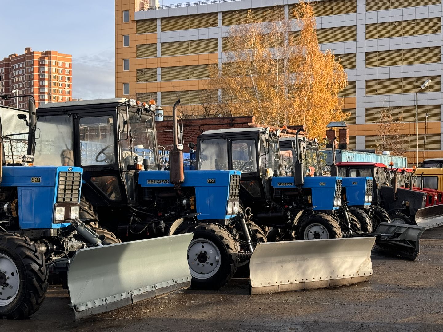 Новая снегоуборочная техника, Одинцовское городское хозяйство, Одинцово,