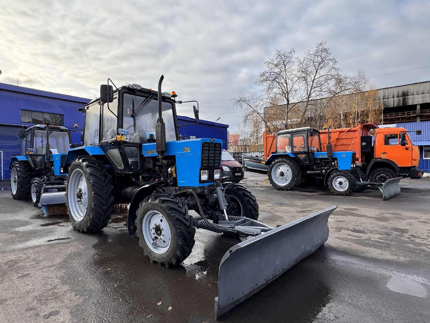 Новая снегоуборочная техника, Одинцовское городское хозяйство, Одинцово,