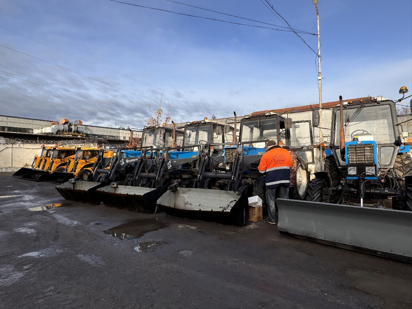 Новая снегоуборочная техника, Одинцовское городское хозяйство, Одинцово,