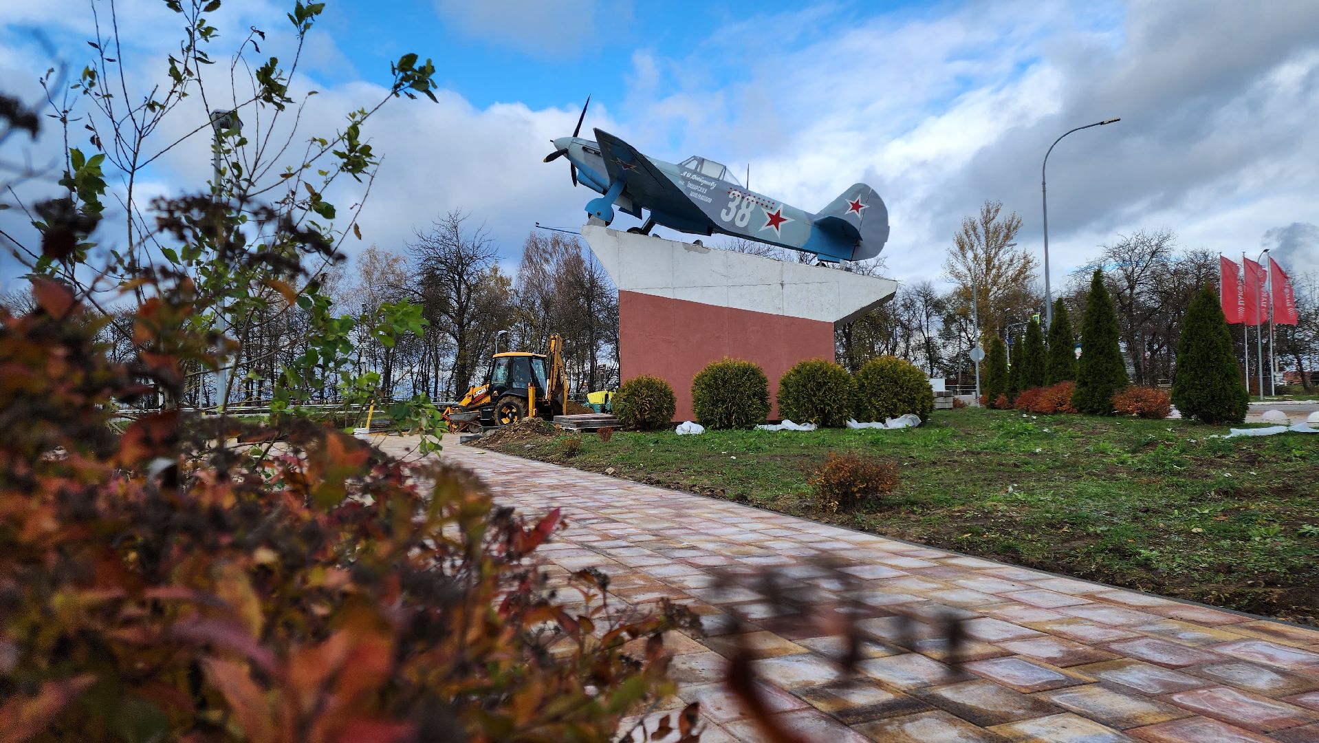 кашира, благоустройство, каширский школьник, памятник вов,