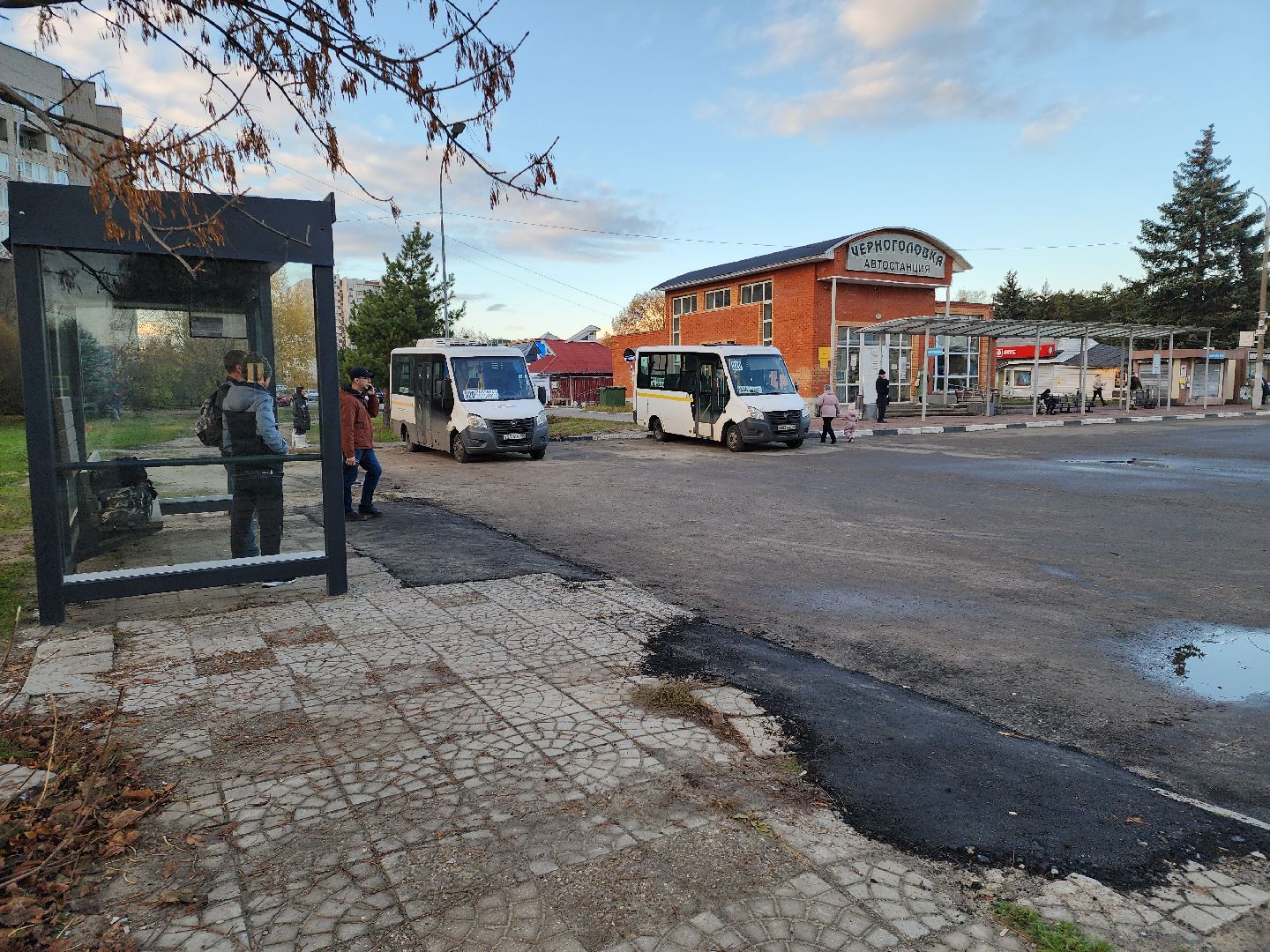 Черноголовка, план добрых дел, автобусный павильон, благоустройство,