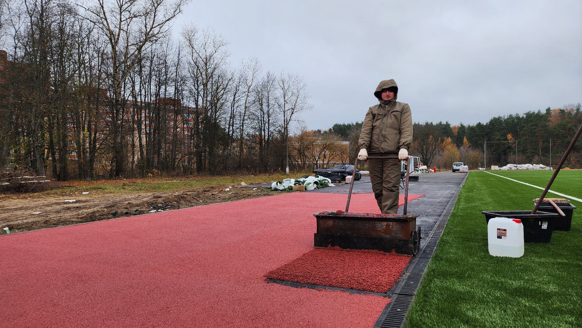 спорт, строительство, стадион, спорт Подмосковья, Лосино-Петровский,