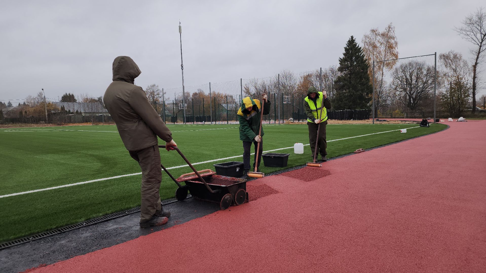 спорт, строительство, стадион, спорт Подмосковья, Лосино-Петровский,