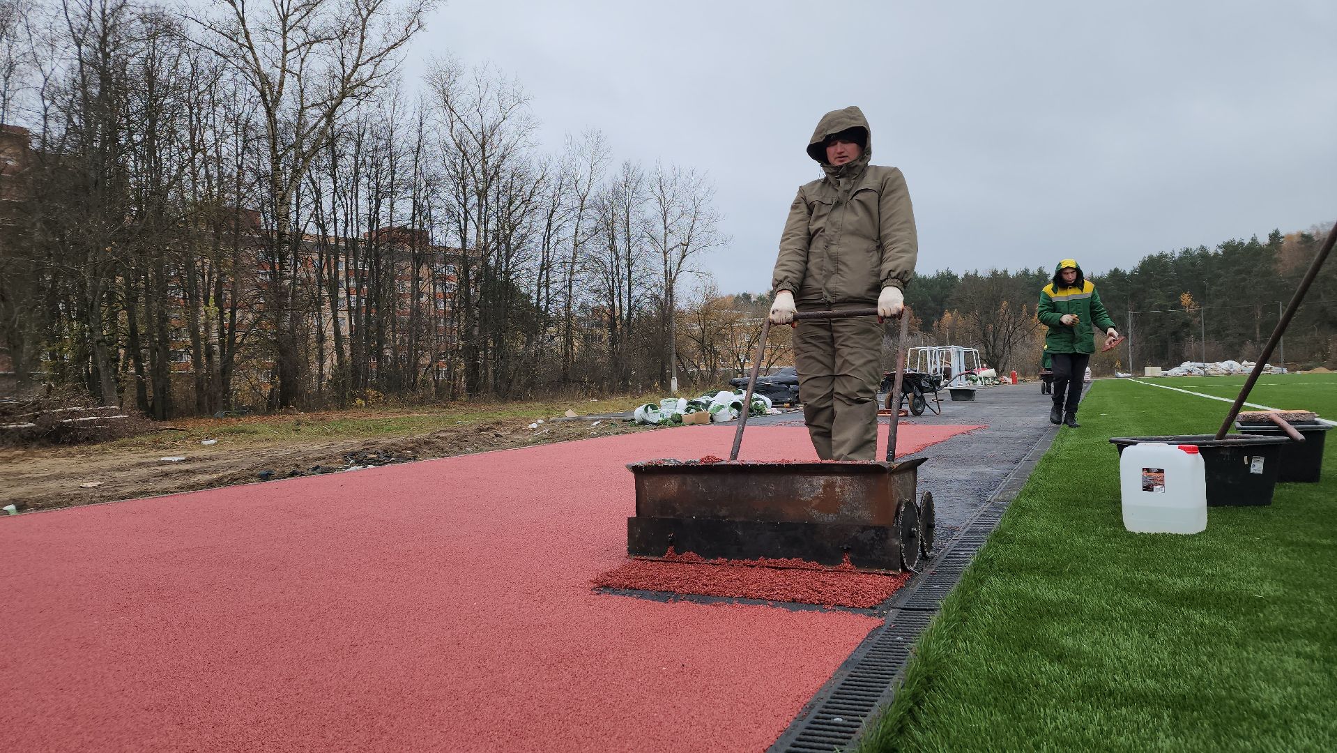 спорт, строительство, стадион, спорт Подмосковья, Лосино-Петровский,