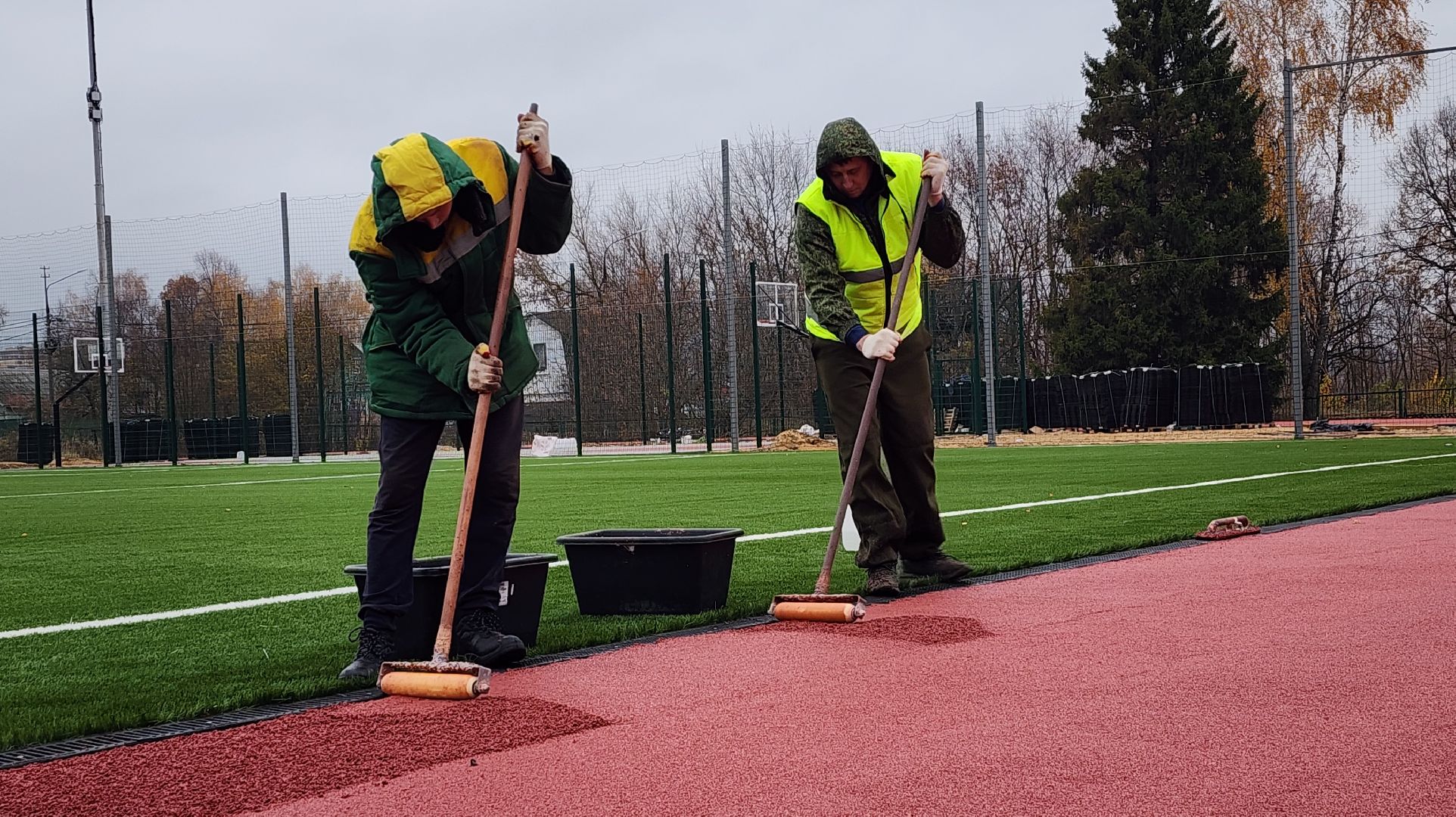 спорт, строительство, стадион, спорт Подмосковья, Лосино-Петровский,