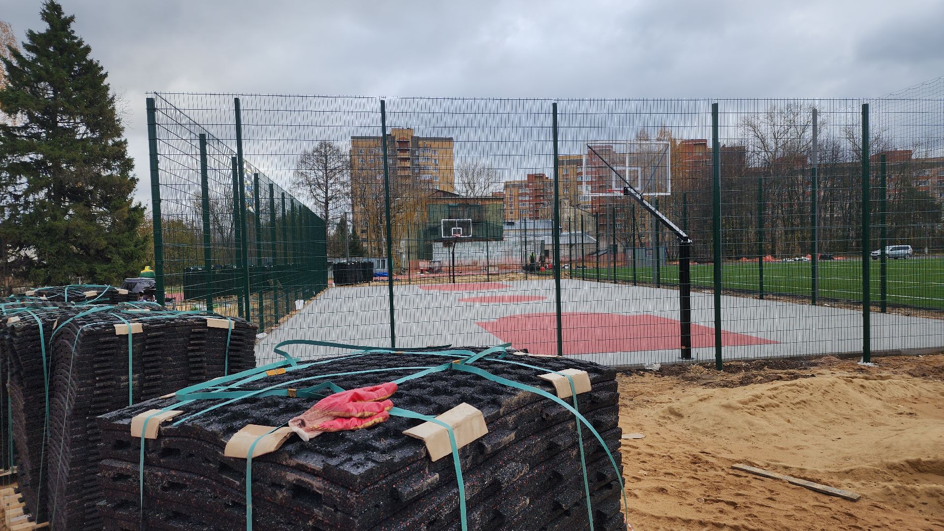 спорт, строительство, стадион, спорт Подмосковья, Лосино-Петровский,