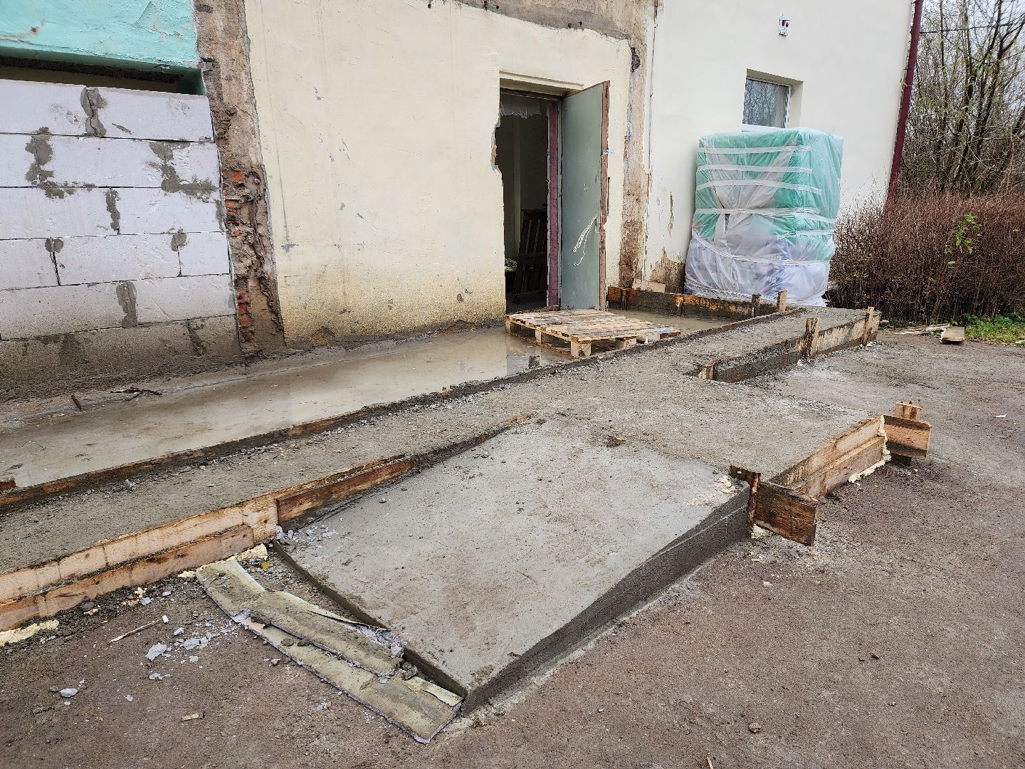 Капитальный ремонт, Капитальный ремонт поликлиники, колюбакино, рузская больница, руза, здравоохранение, министерство здравоохранения подмосковья,