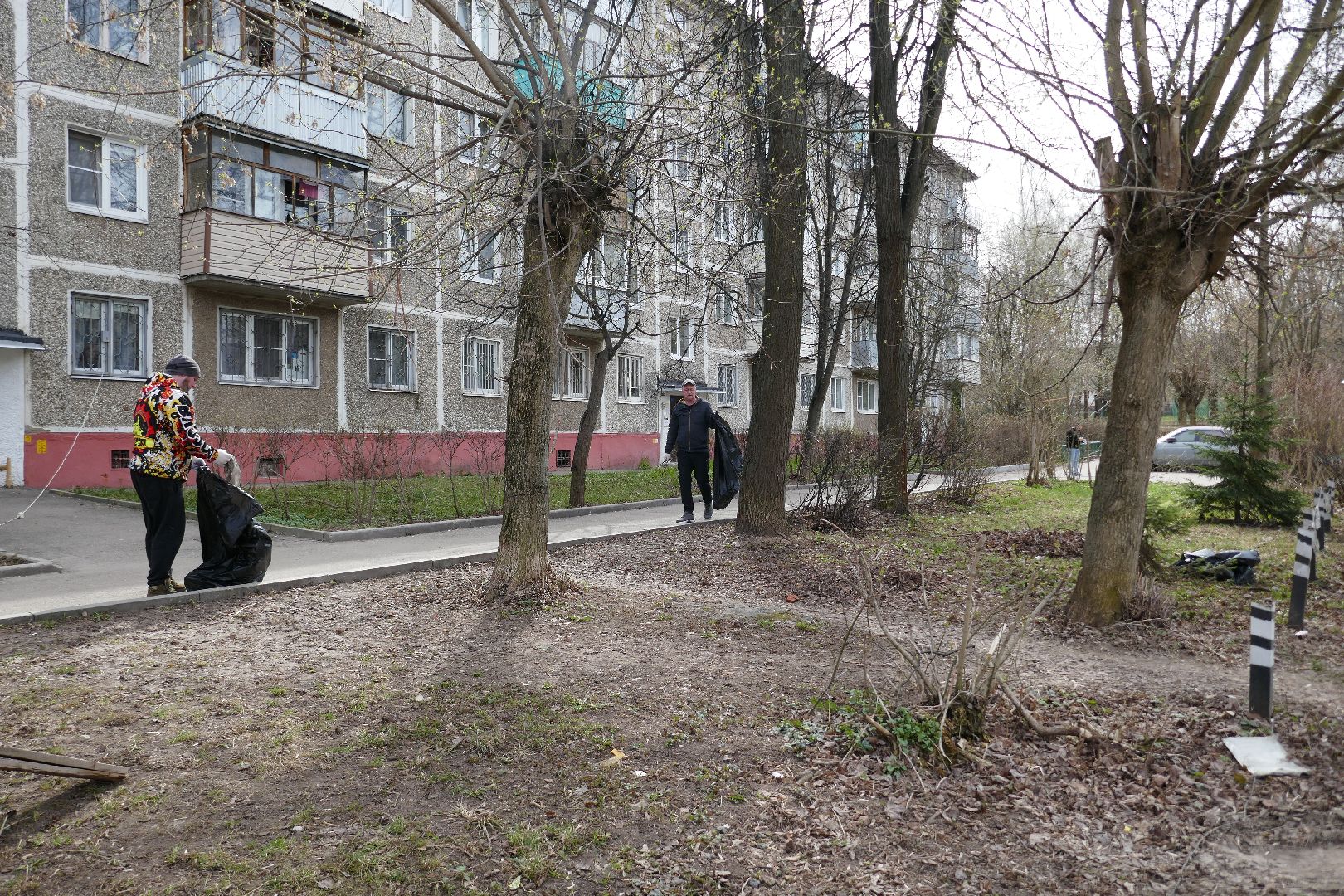 Подольск, благоустройство, субботник, двор