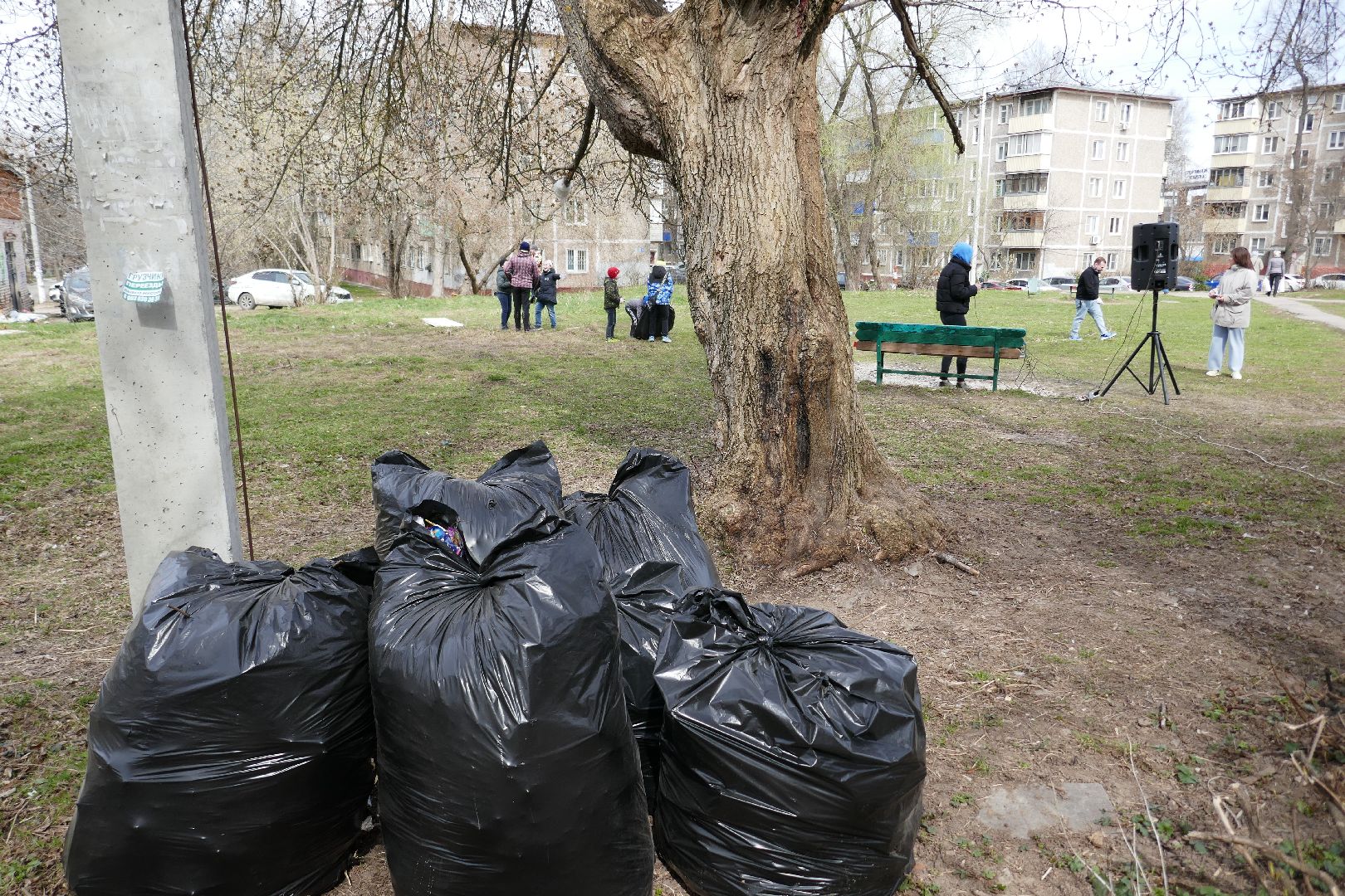 Подольск, благоустройство, субботник, двор