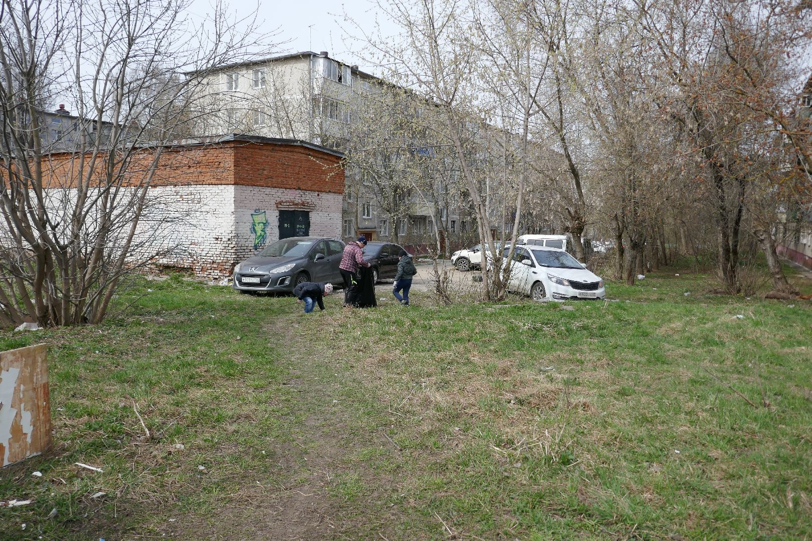 Подольск, благоустройство, субботник, двор