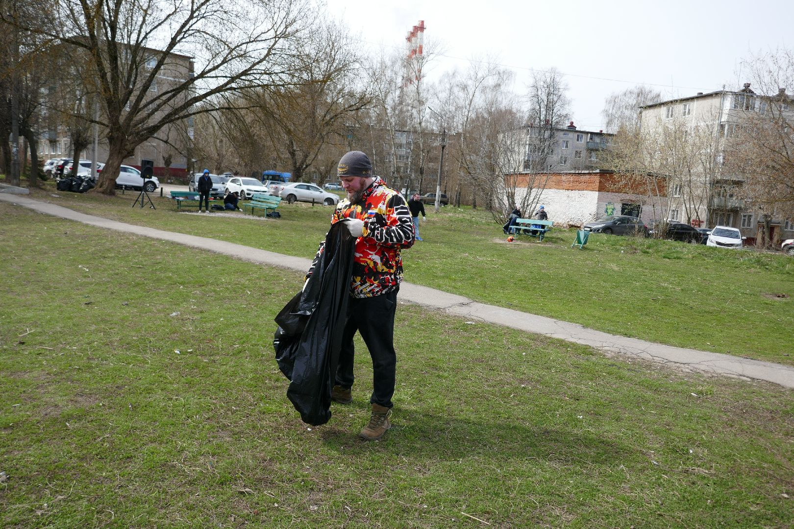 Подольск, благоустройство, субботник, двор