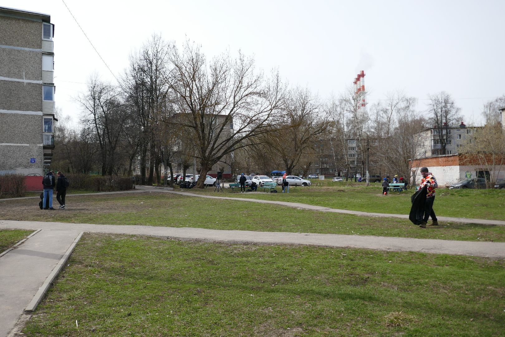 Подольск, благоустройство, субботник, двор