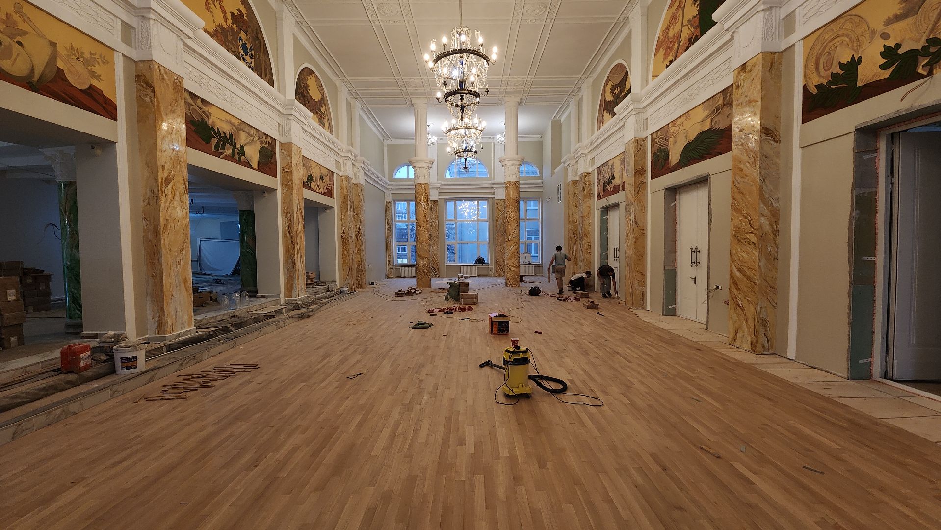 ступино, ремонт дворца культуры ступино, ремонт объектов культуры,