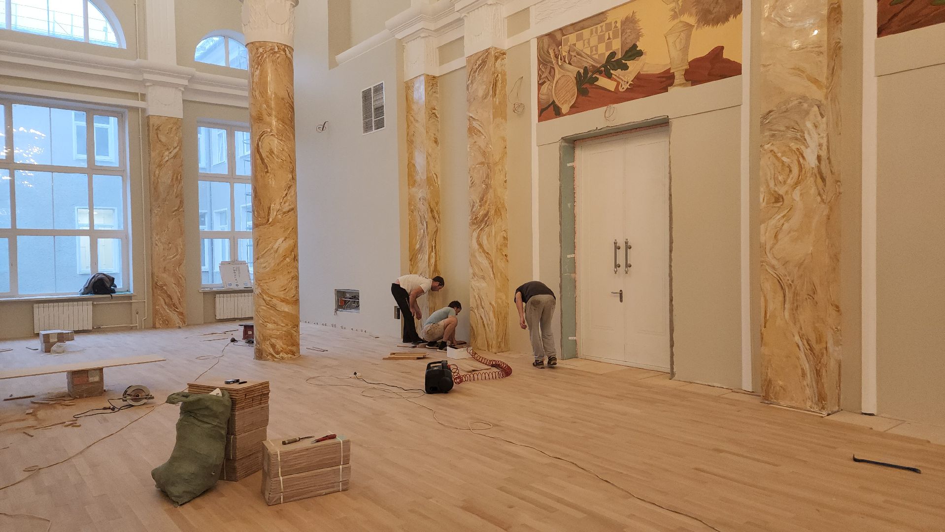 ступино, ремонт дворца культуры ступино, ремонт объектов культуры,