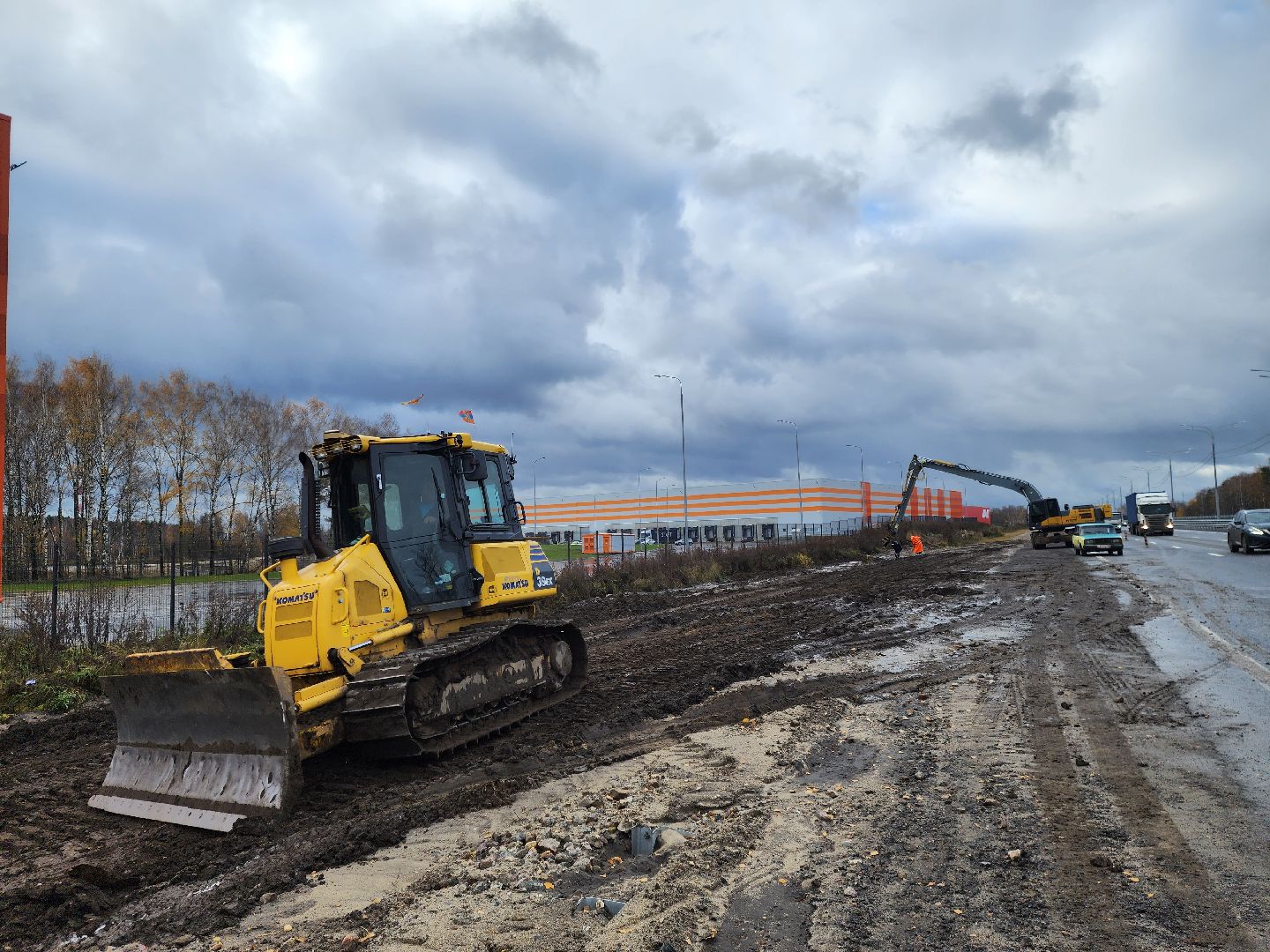 Жители, Общество, Дороги, Ремонт дороги, Строительство, федеральная дорога, Горьковское шоссе, вертикалки