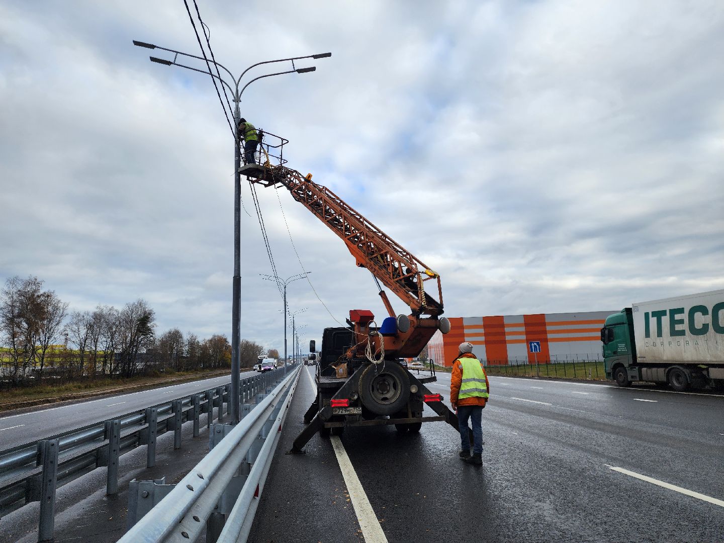 Жители, Общество, Дороги, Ремонт дороги, Строительство, федеральная дорога, Горьковское шоссе, вертикалки