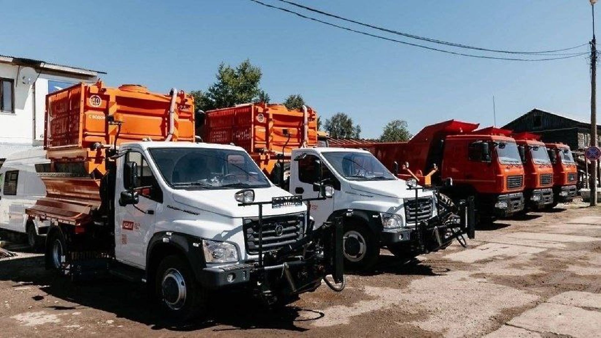 Чехов, осенне-зимний период, содержание территории, уборка территорий, благоустройство, уборочная техника, специальная техника, подготовка к зиме,вертикалки,