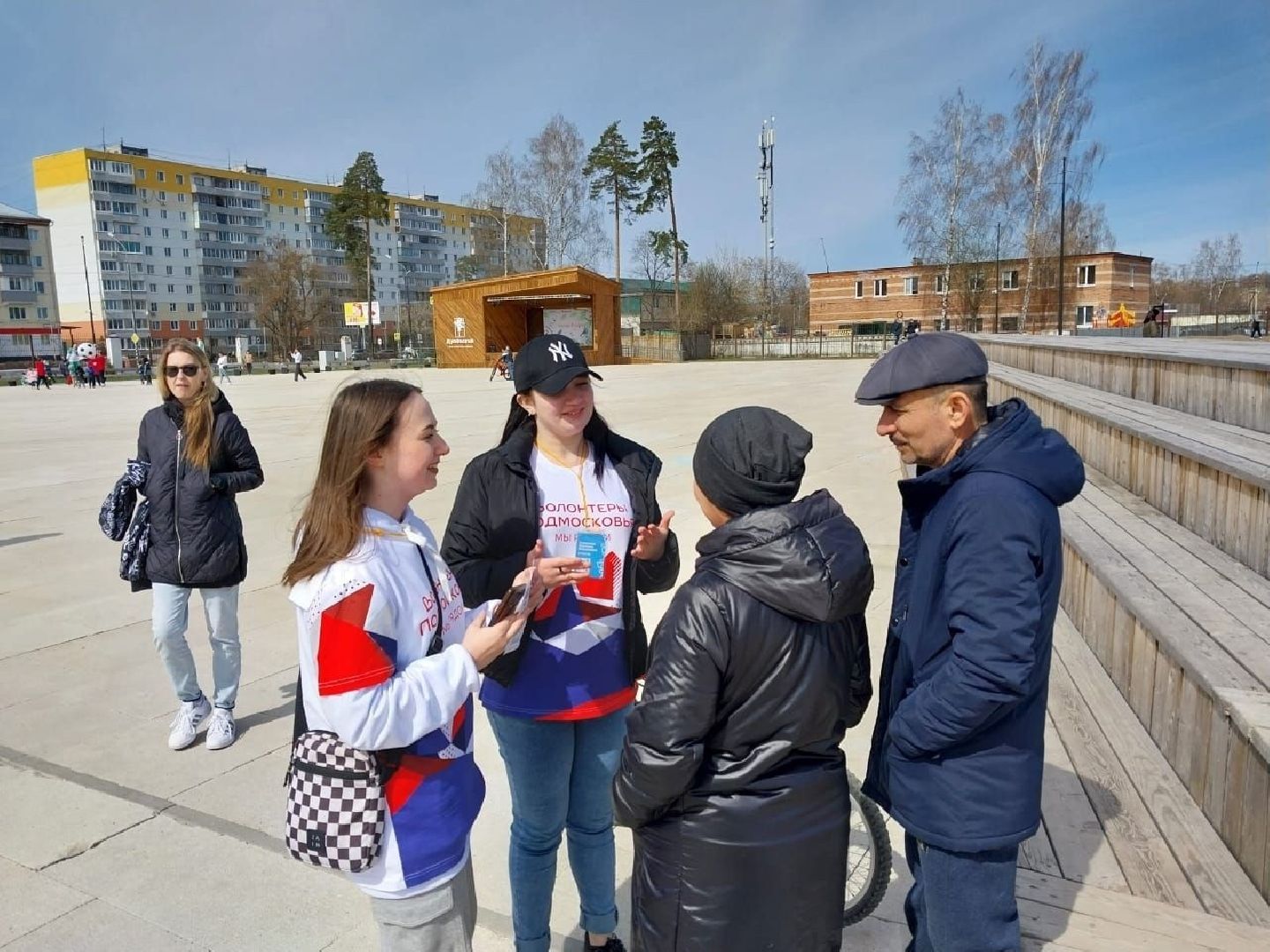 Волонтеры, благоустройство, голосование, Орехово-Зуево