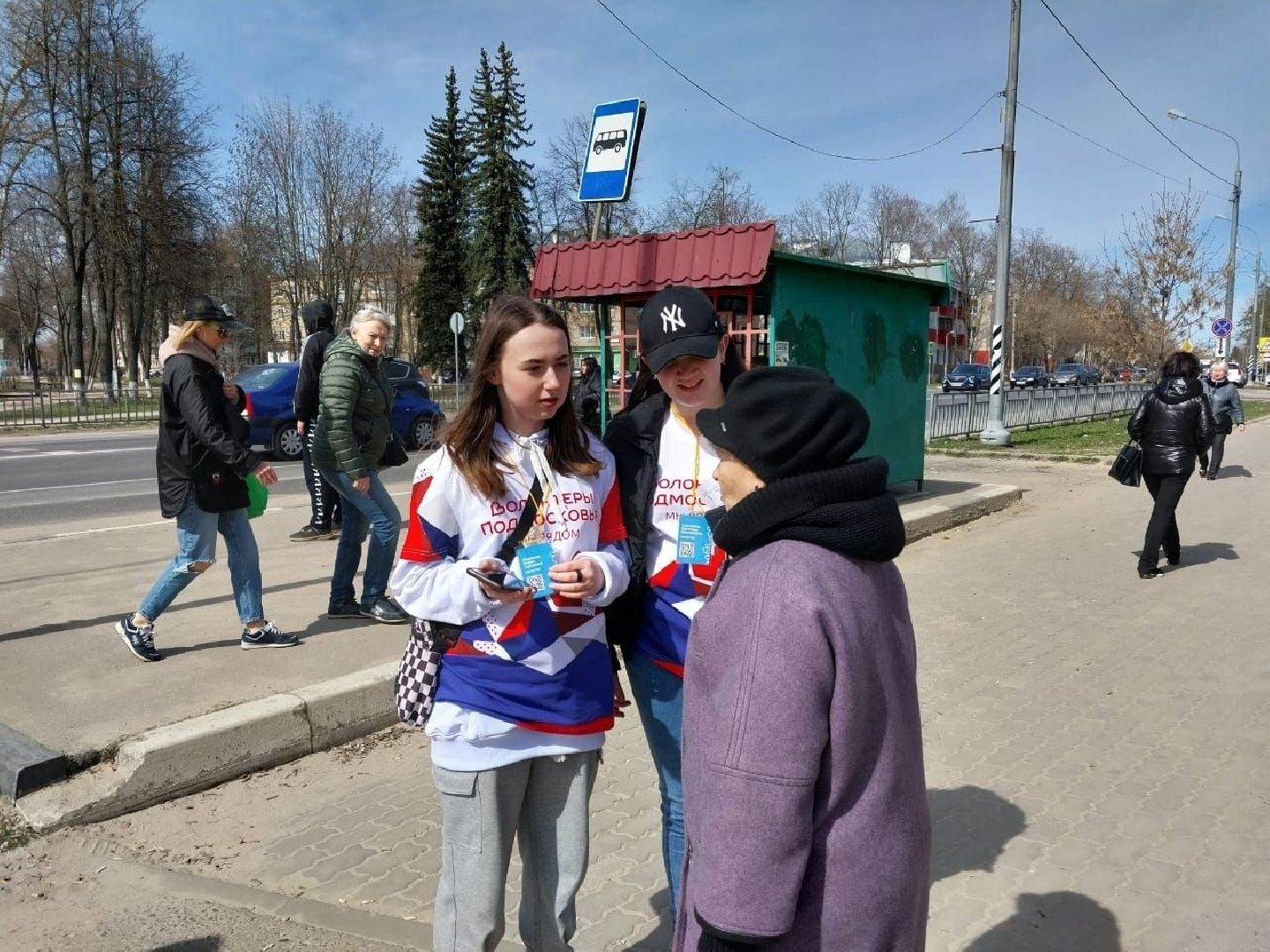 Волонтеры, благоустройство, голосование, Орехово-Зуево