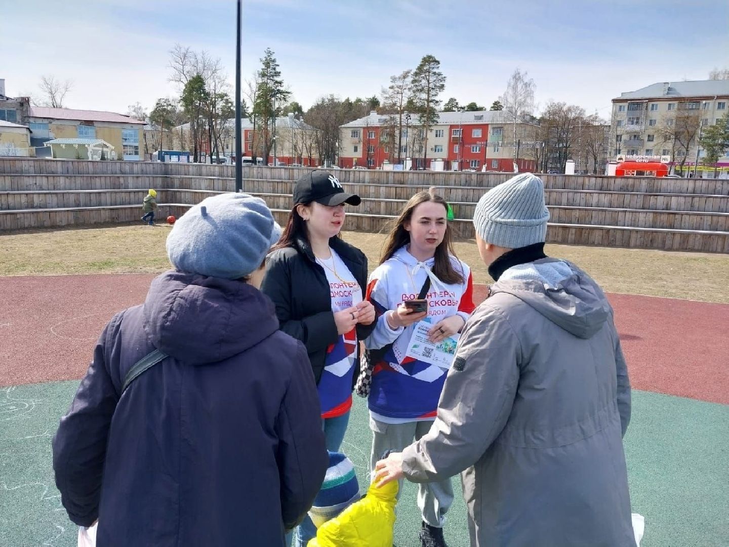 Волонтеры, благоустройство, голосование, Орехово-Зуево
