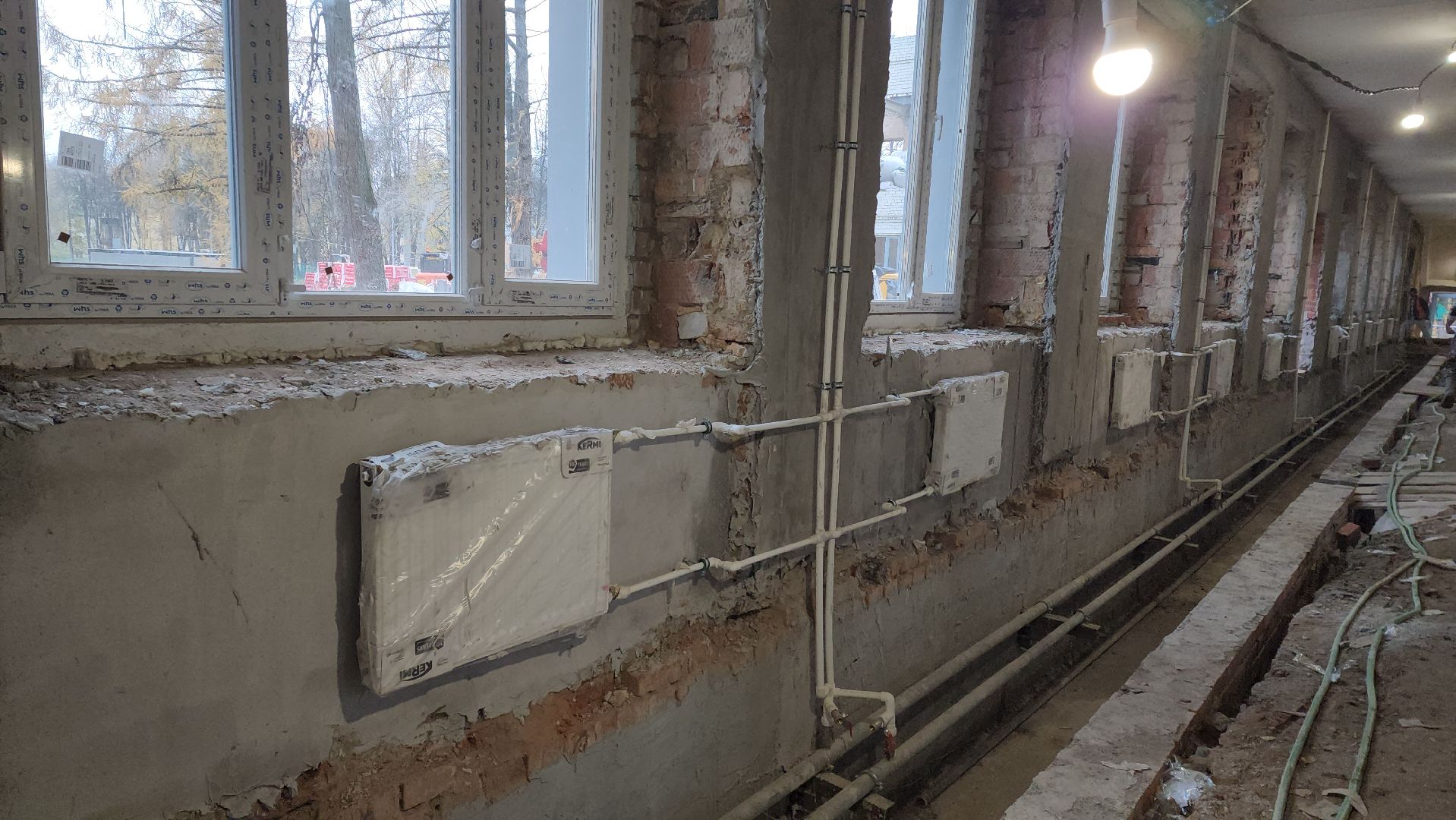 Ремонт школы, лобня, Отделочные работы,