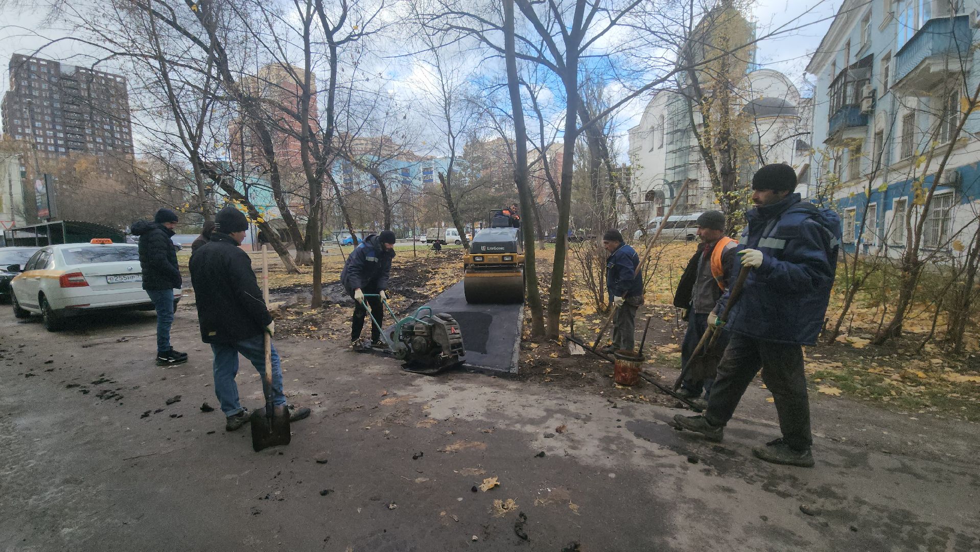 люберцы, народная тропа, асфальт,