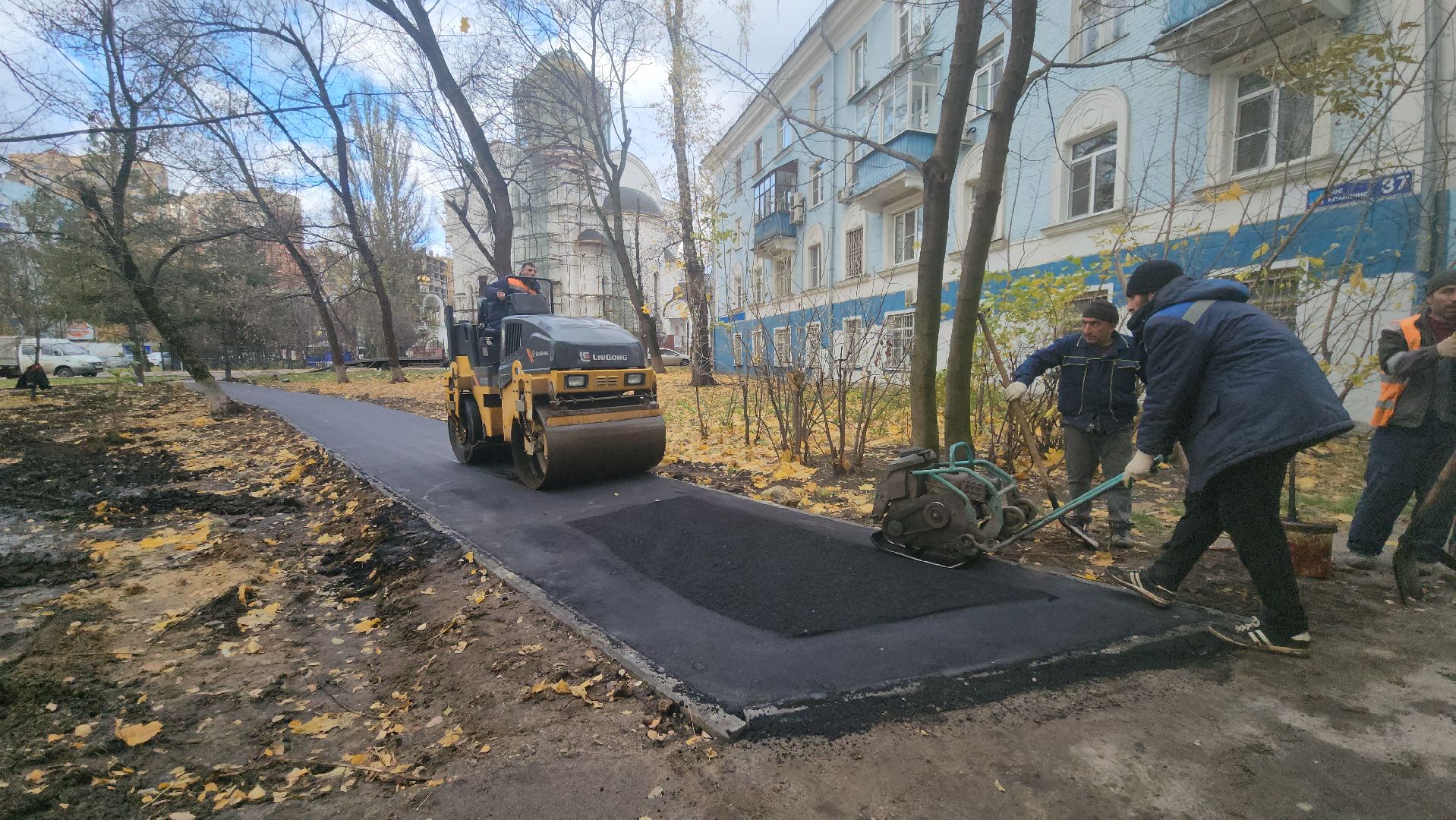 люберцы, народная тропа, асфальт,