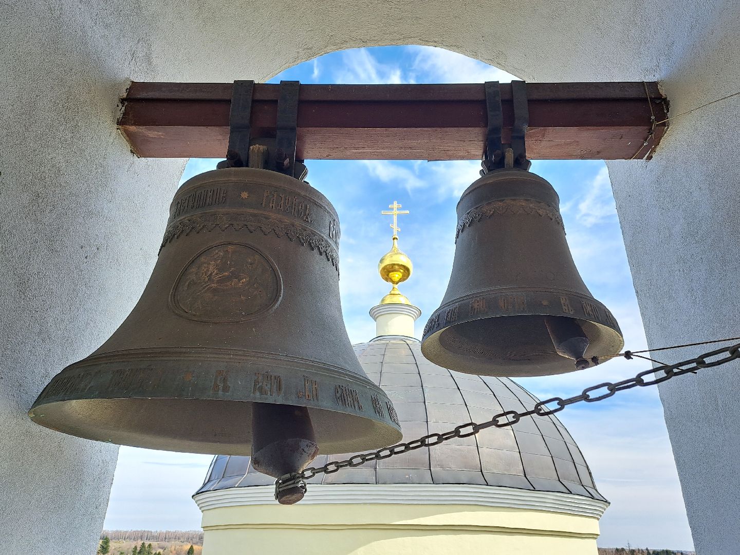 Колокола, Колокольный звон, Пасха, Горбово, Храм