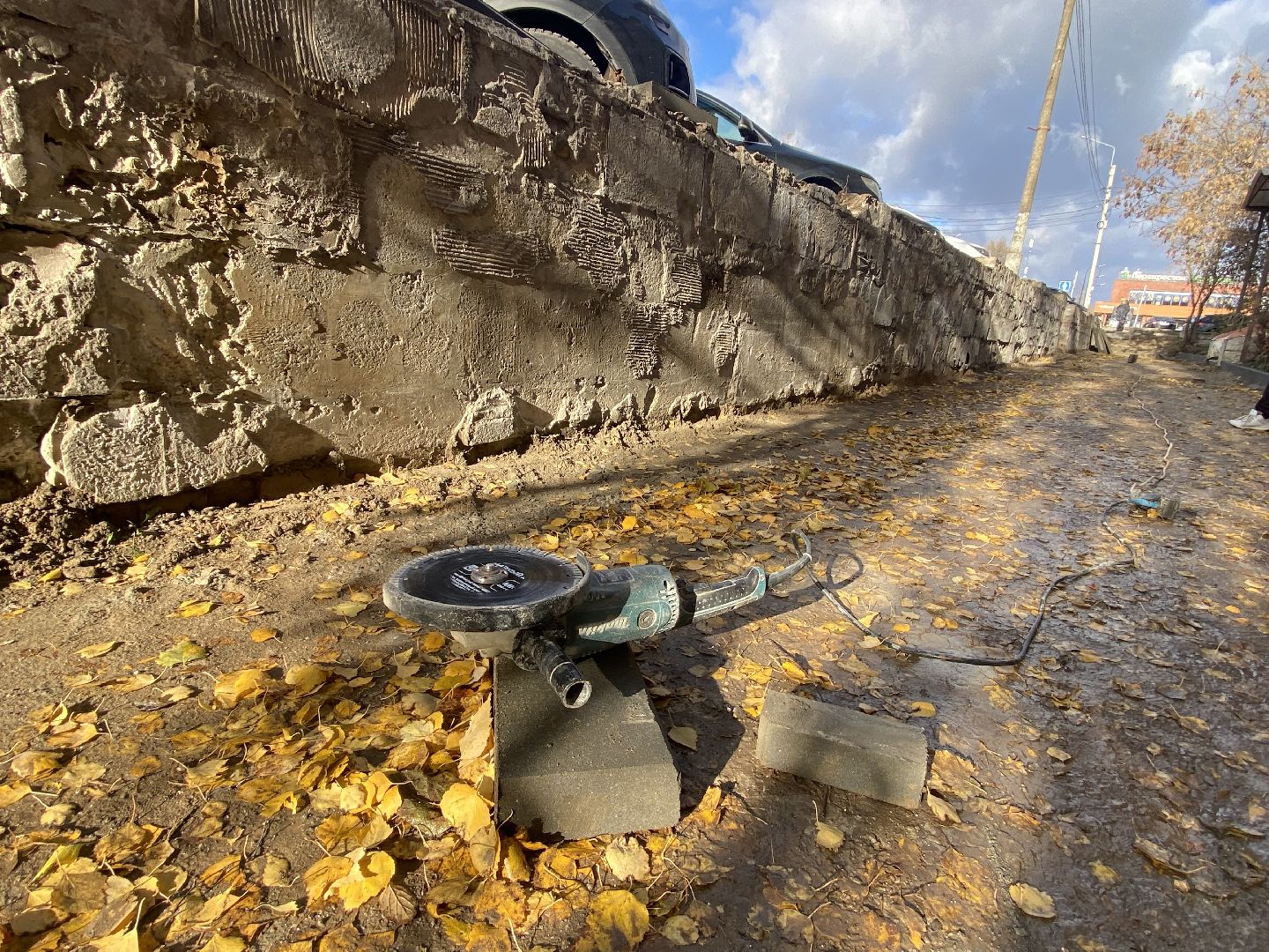 Тротуар, ремонт, Поликлиника, истра,