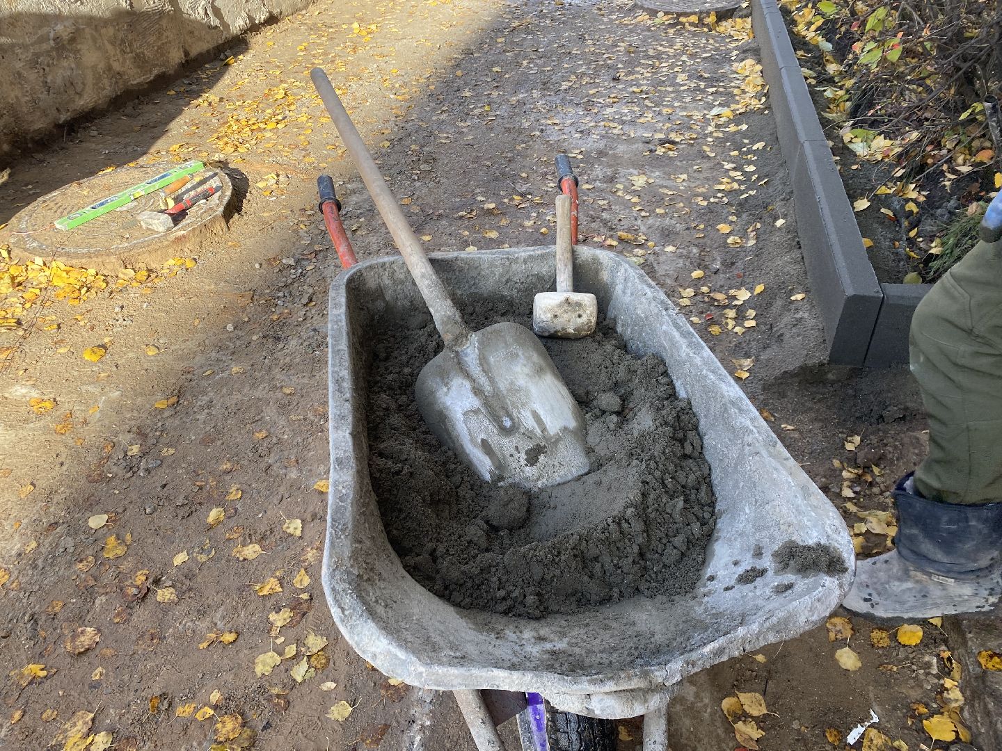 Тротуар, ремонт, Поликлиника, истра,