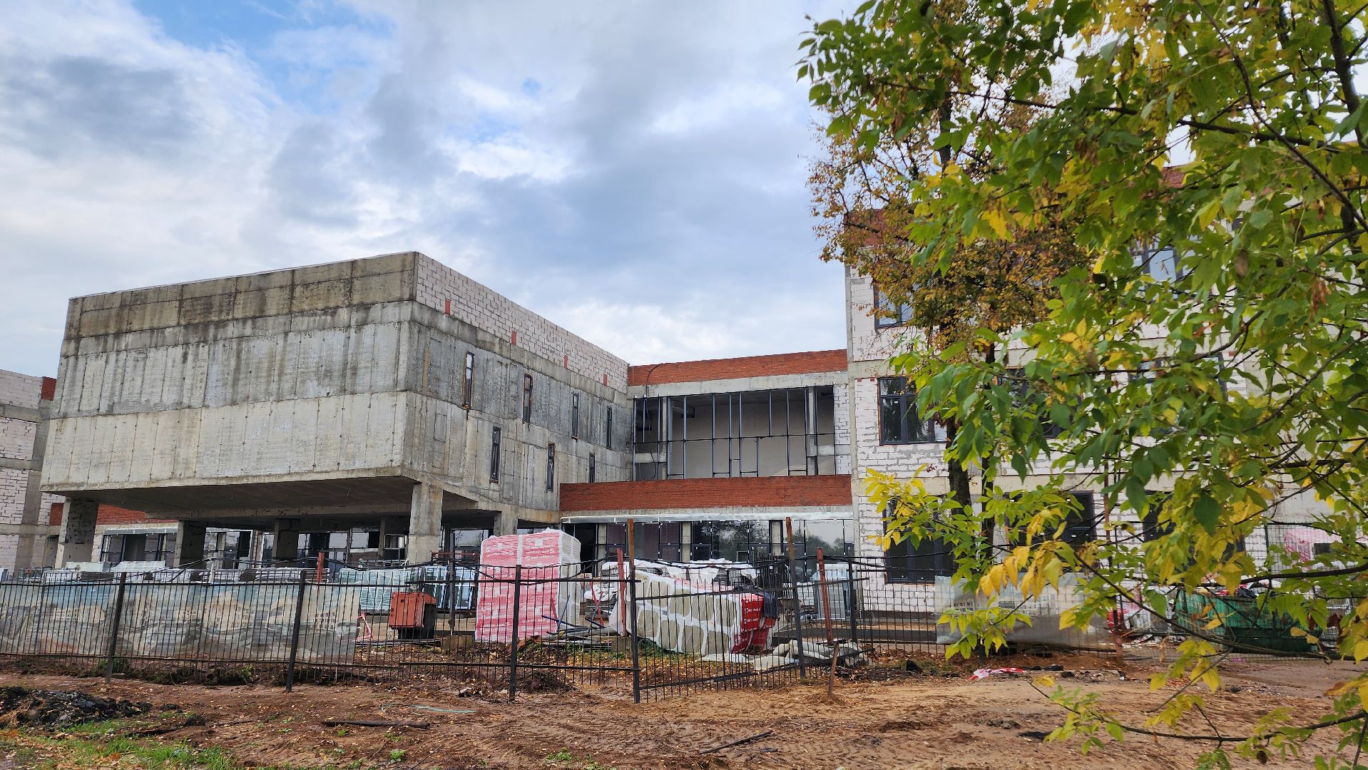 домодедедово, Строительство, школа, Барыбинская школа, Подмсковье, Образование, вертикалки,