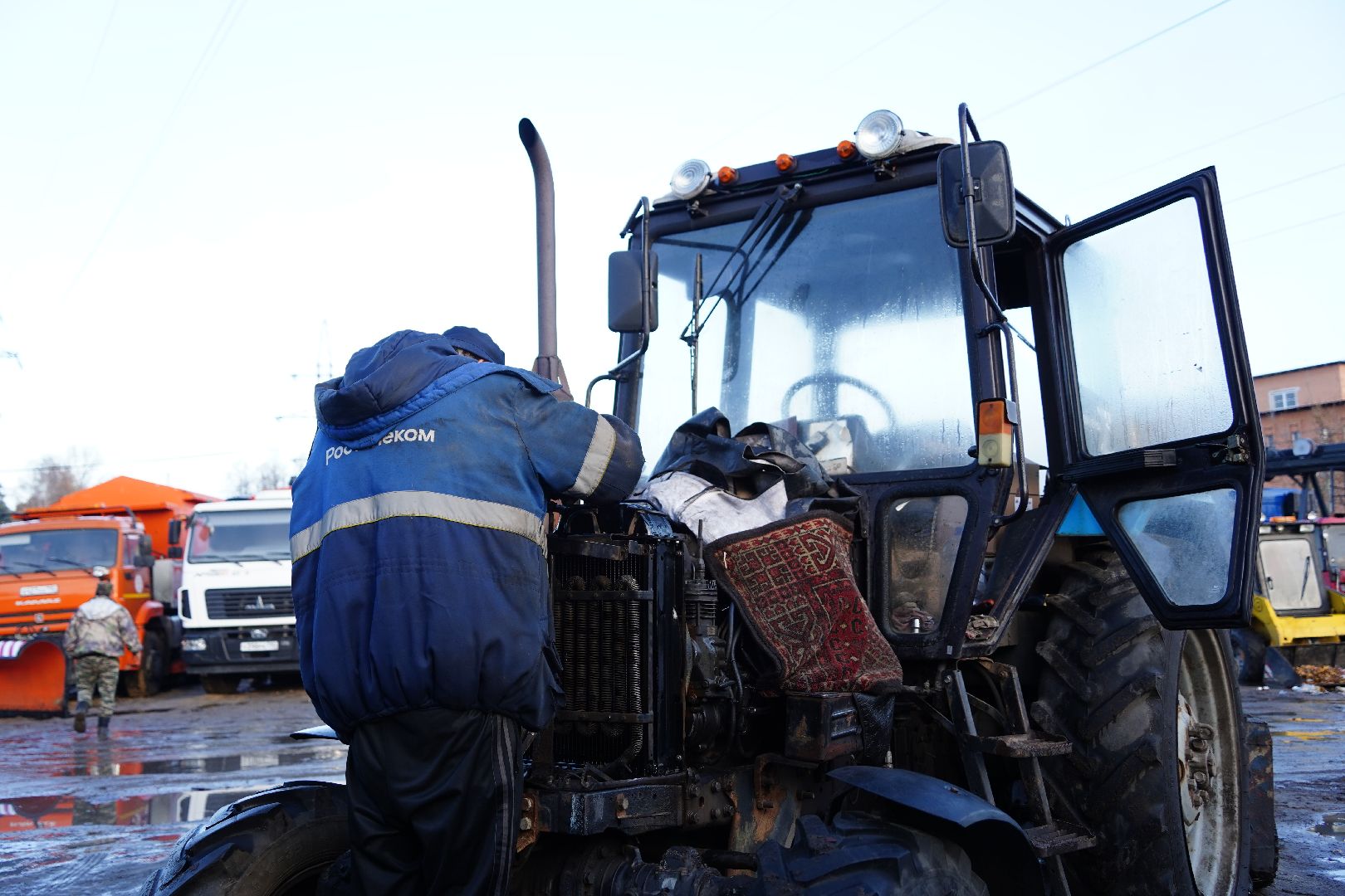 техника, зимнее содержание дорог, Шатура, служба дорожного хозяйства и благоустройства,