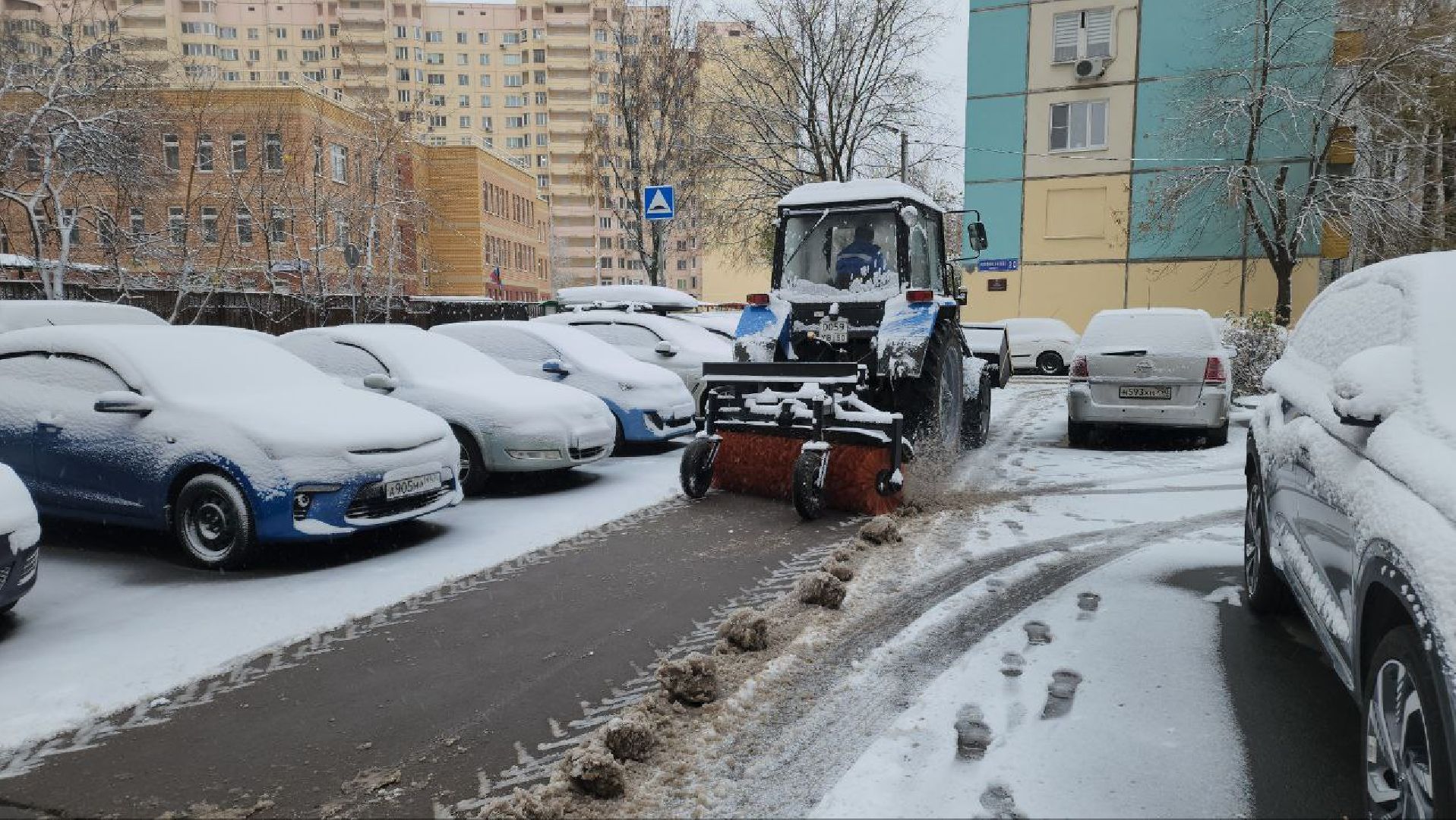 Реутов, ЖКХ, снегопад, уборка снега, дворники, вертикалки