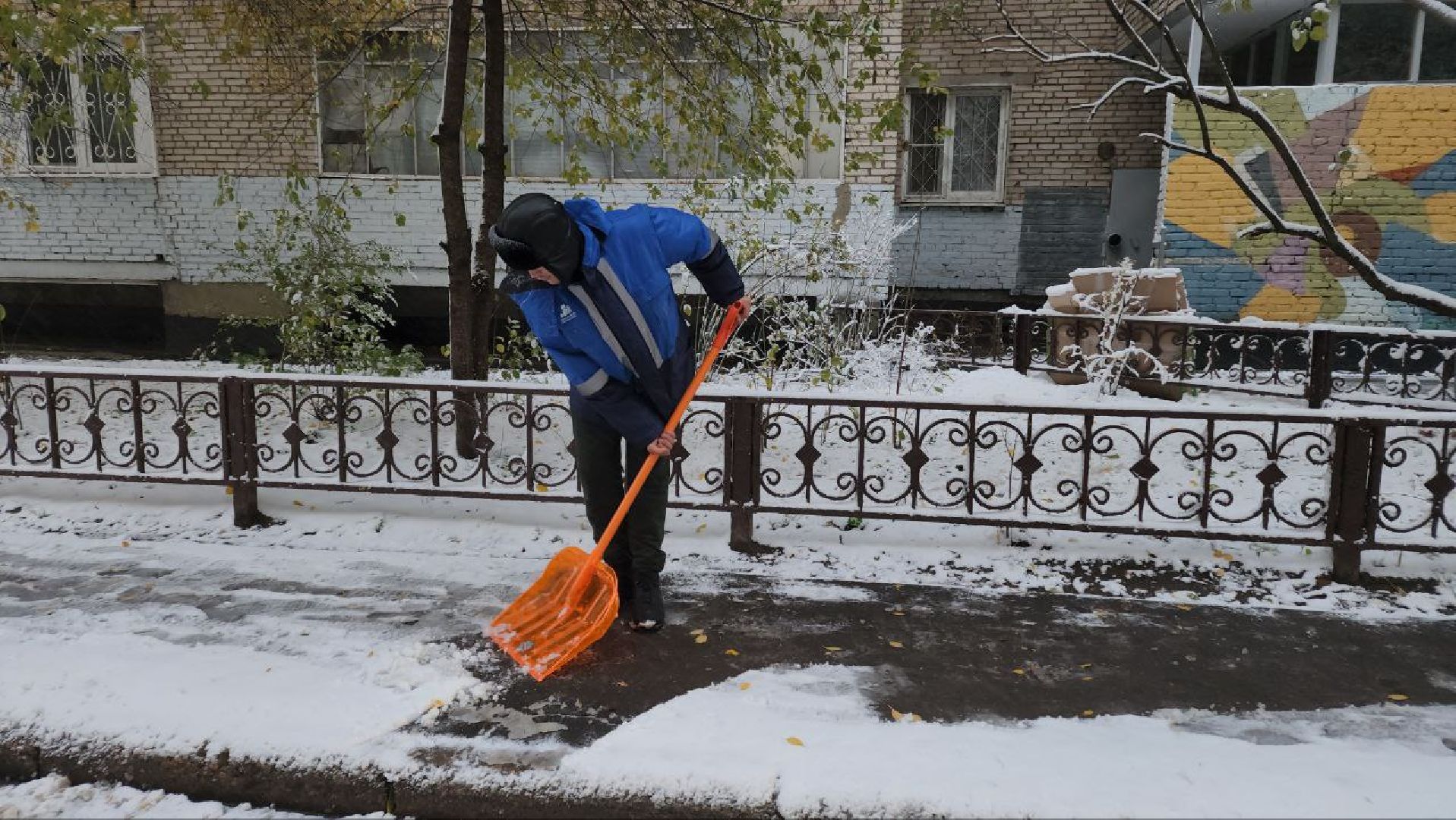 Реутов, ЖКХ, снегопад, уборка снега, дворники, вертикалки