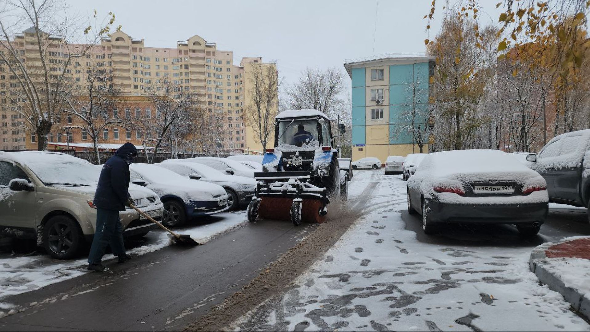 Реутов, ЖКХ, снегопад, уборка снега, дворники, вертикалки
