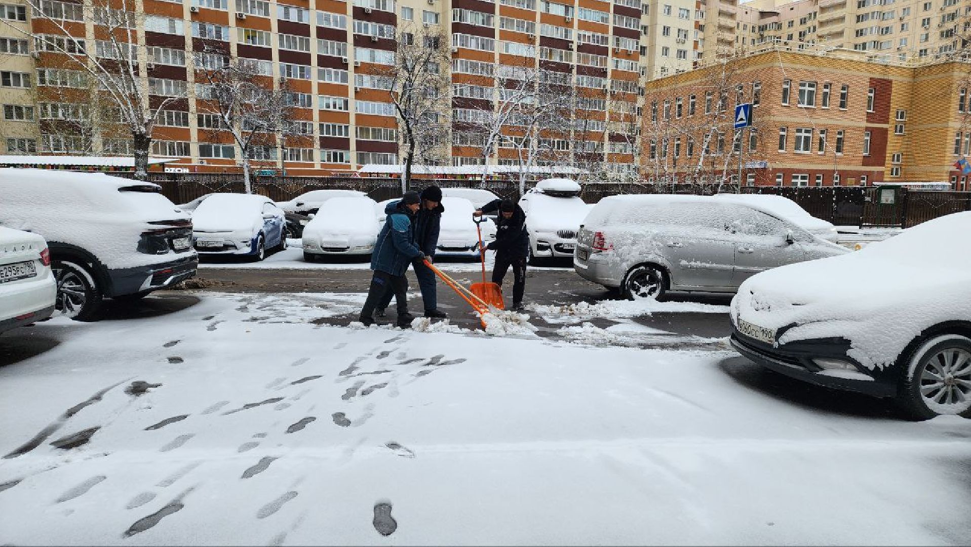 Реутов, ЖКХ, снегопад, уборка снега, дворники, вертикалки