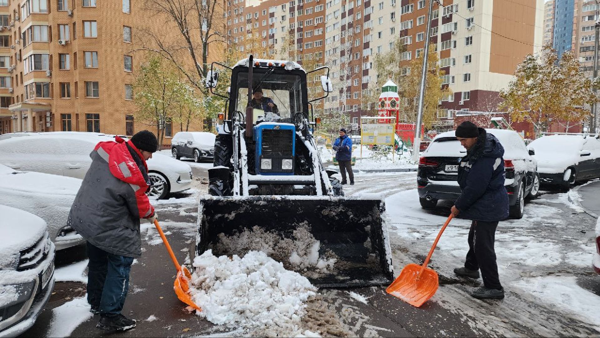 Реутов, ЖКХ, снегопад, уборка снега, дворники, вертикалки