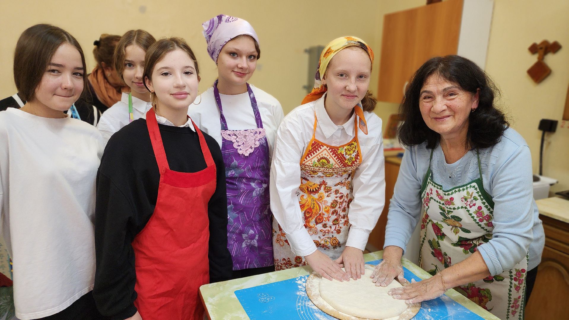 протвино, осетинские пироги, день народного единства, гимназия протвино, кулинарный мастер-класс,
