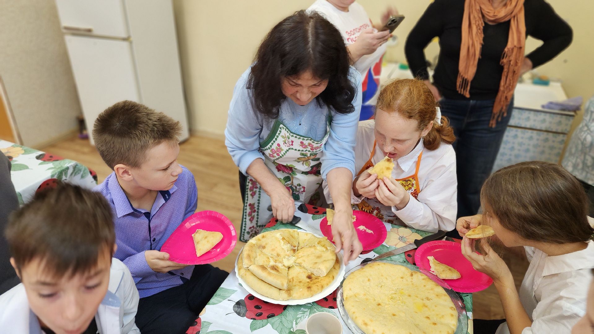 протвино, осетинские пироги, день народного единства, гимназия протвино, кулинарный мастер-класс,
