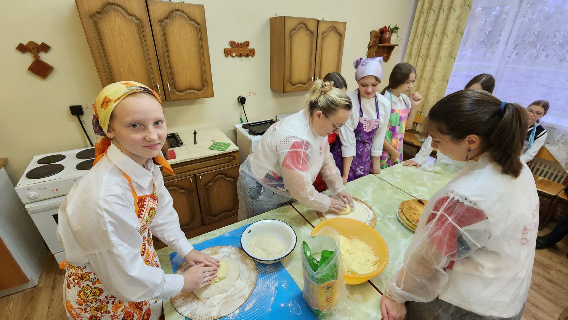 протвино, осетинские пироги, день народного единства, гимназия протвино, кулинарный мастер-класс,