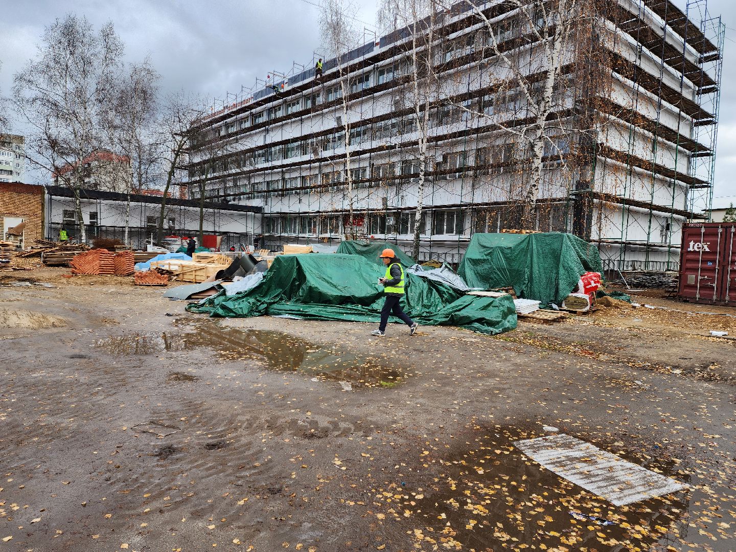 раменское, строительство, капремонт, капитальный ремонт раменского колледжа, вертикалки,