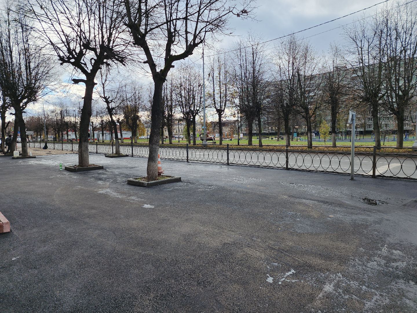 серпухов, подмосковье, благоустройство, укладка асфальта, проезд Мишина, вертикалки,