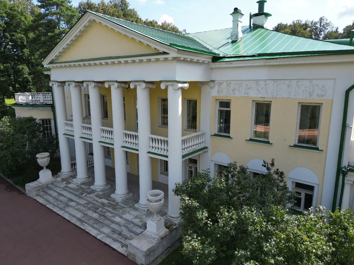 подольск, горки ленинские, музей, видео с коптера,