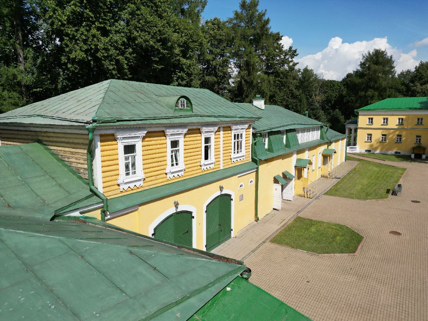 подольск, горки ленинские, музей, видео с коптера,