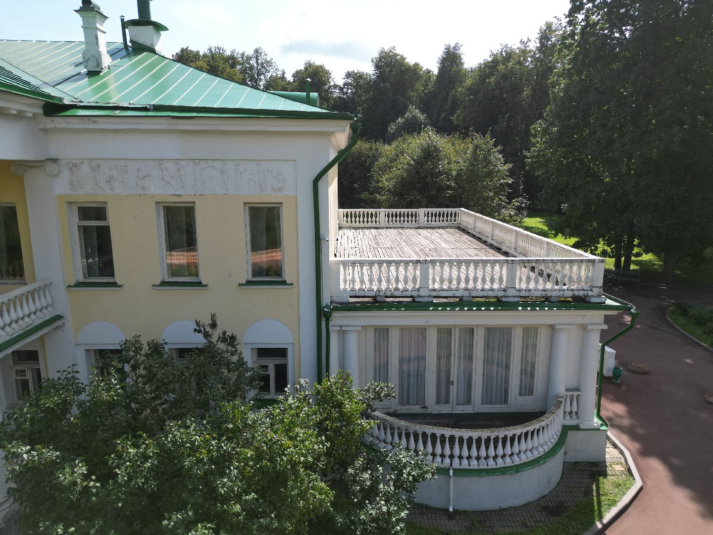 подольск, горки ленинские, музей, видео с коптера,